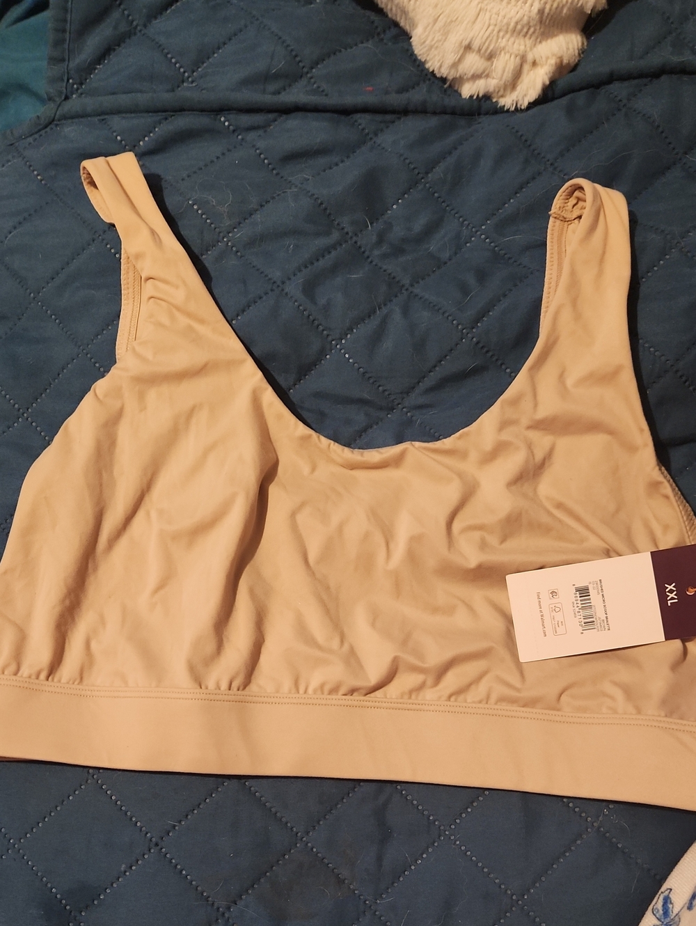 Joyspun Women's Brushed Knit Bralette size XXL NWT